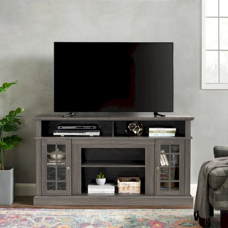 Mobile TV da 58,25" con vani aperti e chiusi per TV fino a 65"