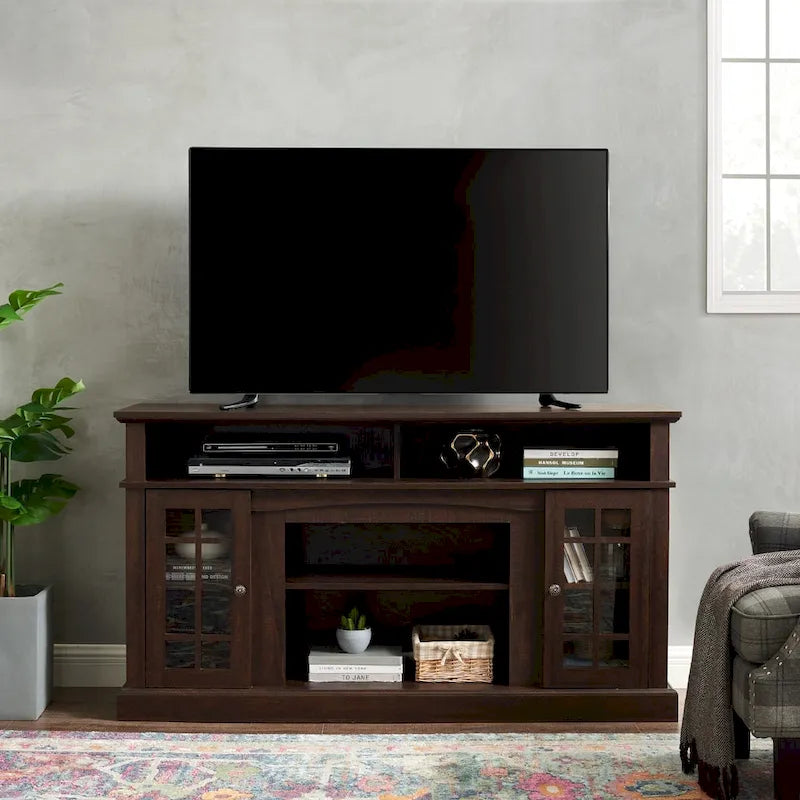 Mobile TV da 58,25" con vani aperti e chiusi per TV fino a 65"