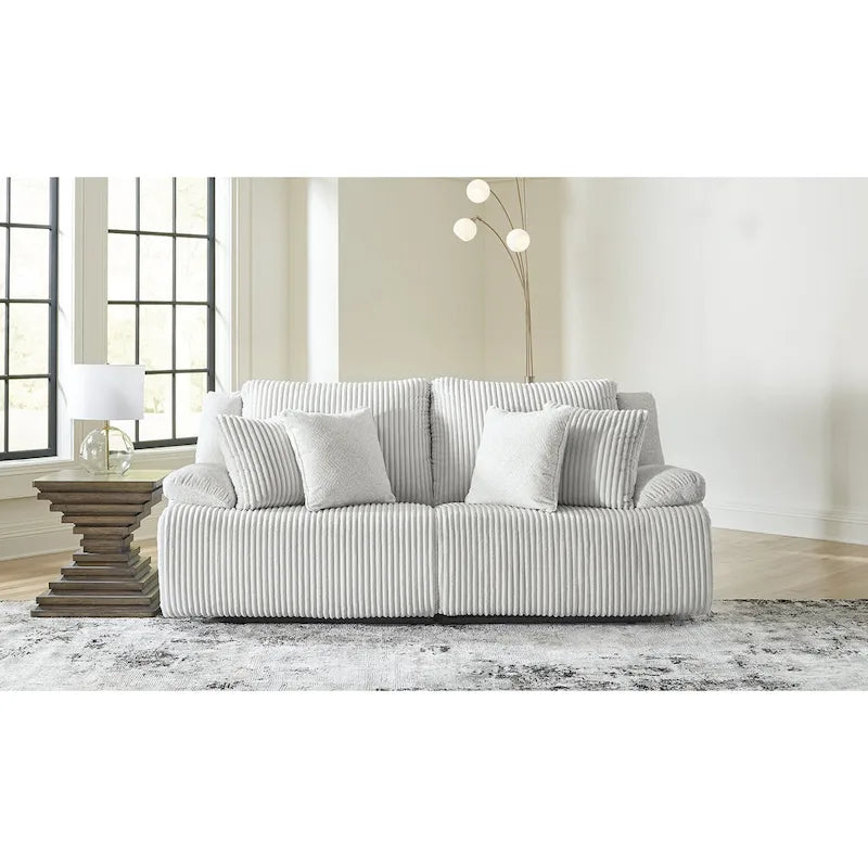 Divanetto sezionale reclinabile a 2 posti - 92L x 40P x 41A