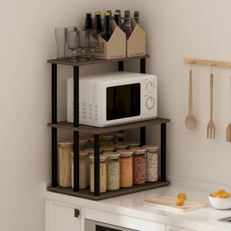 Mensola portaoggetti da cucina a 3 livelli
