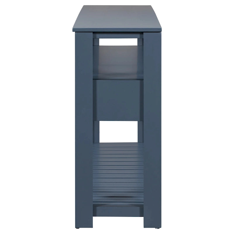Console con 4 cassetti e 2 ripiani aperti