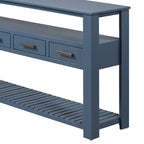 Console con 4 cassetti e 2 ripiani aperti