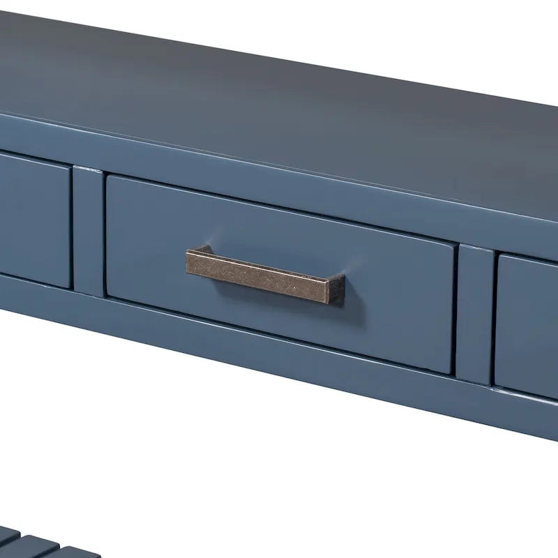Console con 4 cassetti e 2 ripiani aperti