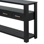 Console con 4 cassetti e 2 ripiani aperti