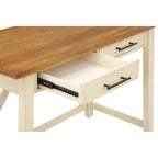 Scrivania rustica con 2 cassetti