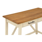 Scrivania rustica con 2 cassetti