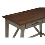 Scrivania rustica con 2 cassetti