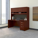 Scrivania da ufficio 72L x 30P con credenza e schedario mobile