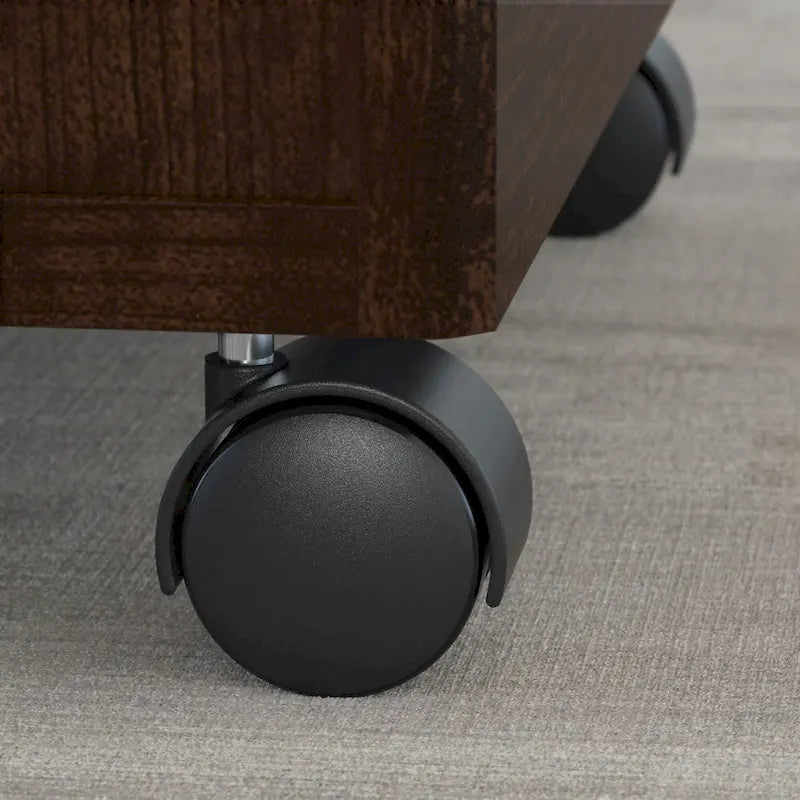 Scrivania da ufficio 72L x 30P con credenza e schedario mobile