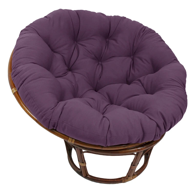 Cuscino rotondo Papasan da 122 cm – Twill tinta unita (solo cuscino)