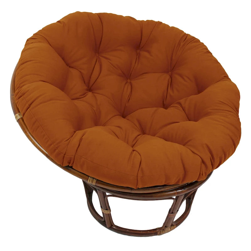 Cuscino rotondo Papasan da 122 cm – Twill tinta unita (solo cuscino)