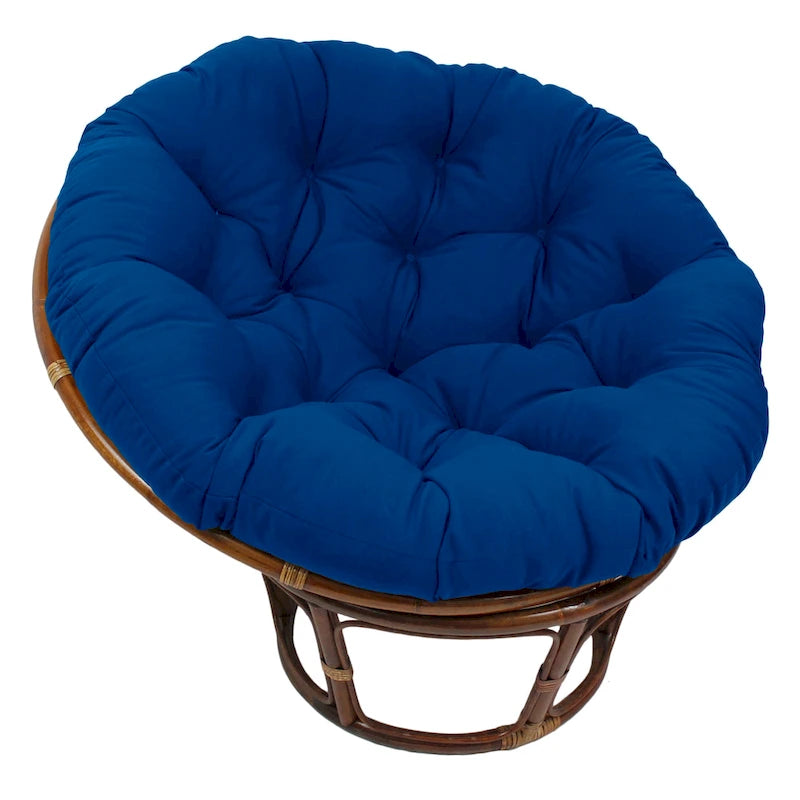Cuscino rotondo Papasan da 122 cm – Twill tinta unita (solo cuscino)