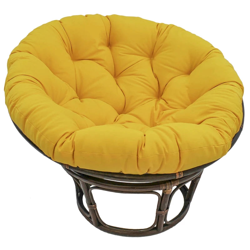 Cuscino rotondo Papasan da 122 cm – Twill tinta unita (solo cuscino)