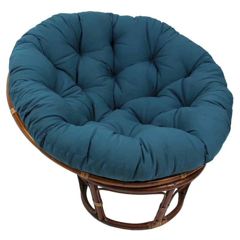 Cuscino rotondo Papasan da 122 cm – Twill tinta unita (solo cuscino)