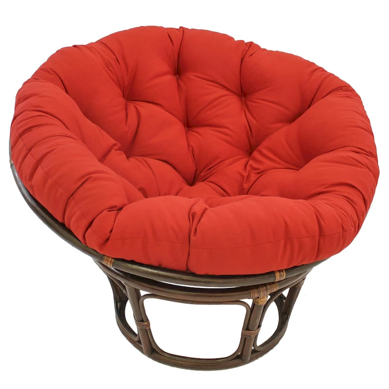 Cuscino rotondo Papasan da 122 cm – Twill tinta unita (solo cuscino)
