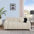 Divano a 3 posti in bouclé beige