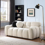 Divano a 3 posti in bouclé beige