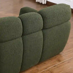 Divano a 3 posti in bouclé beige