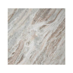Tavolino con piano in marmo – Base a T, Pietra naturale, Altezza 47 cm