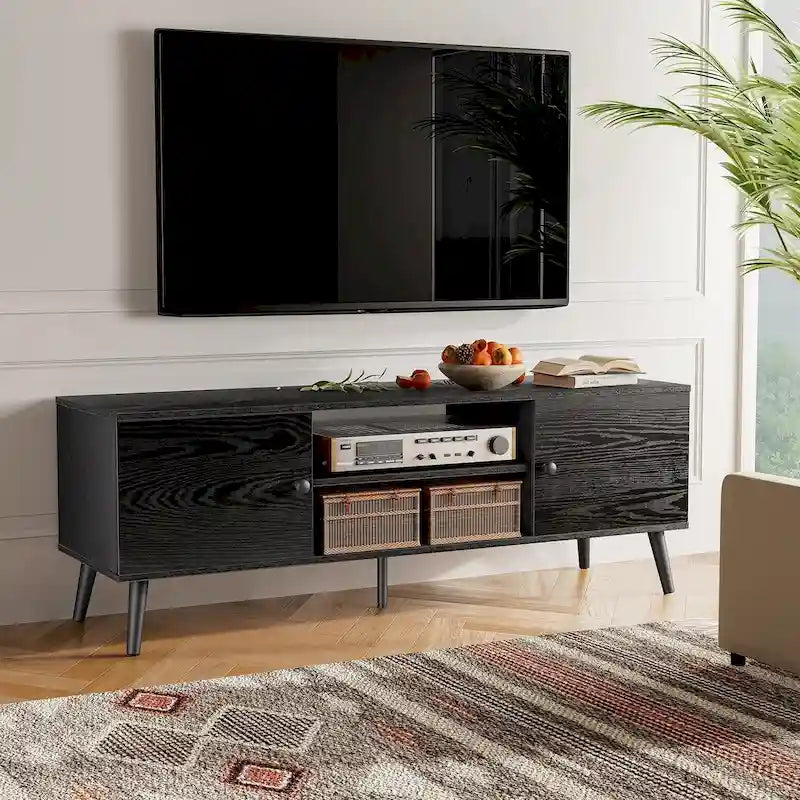 Mobile TV con armadietti contenitori per TV da 55 a 60 pollici