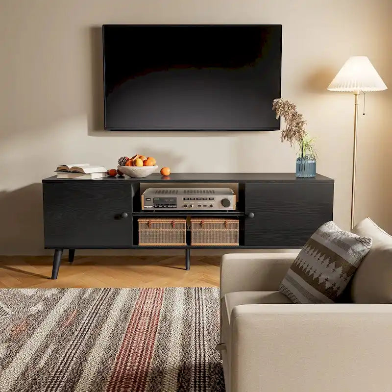 Mobile TV con armadietti contenitori per TV da 55 a 60 pollici