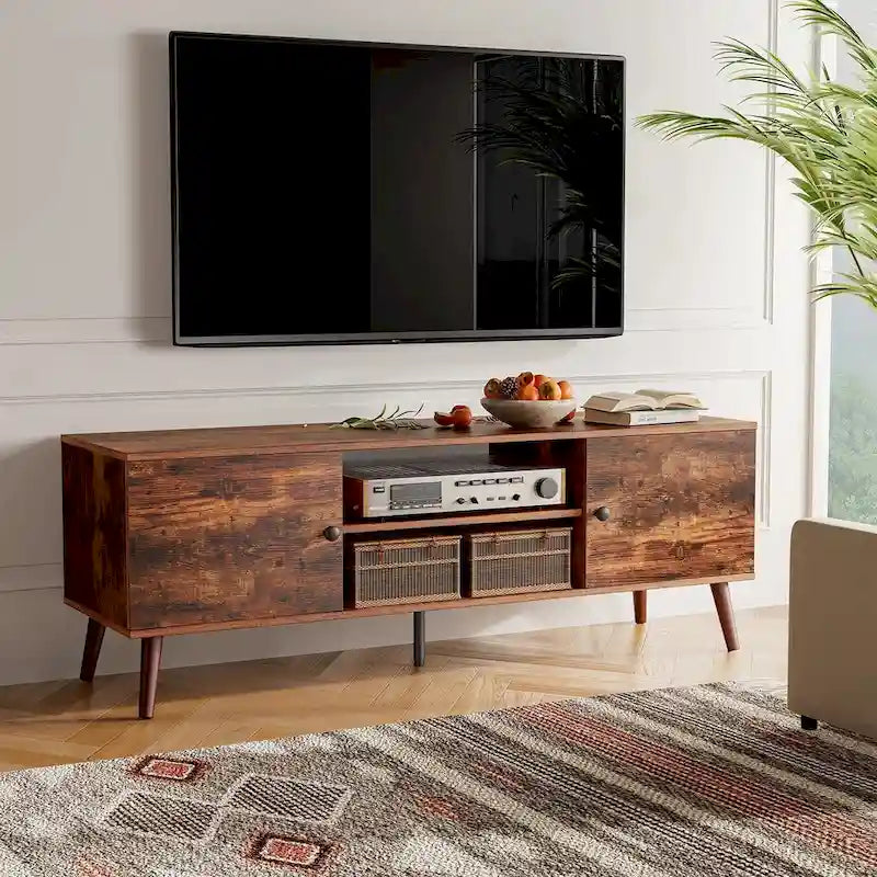 Mobile TV con armadietti contenitori per TV da 55 a 60 pollici
