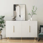Credenza a pannelli scanalati