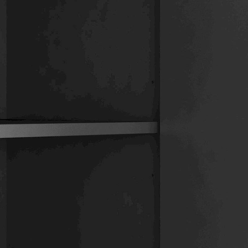 Credenza a pannelli scanalati