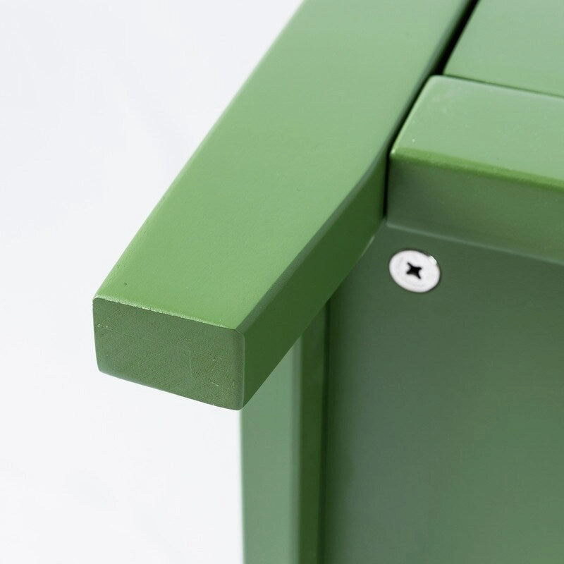 Mobile porta TV verde anticato con ante in vetro e ripiani