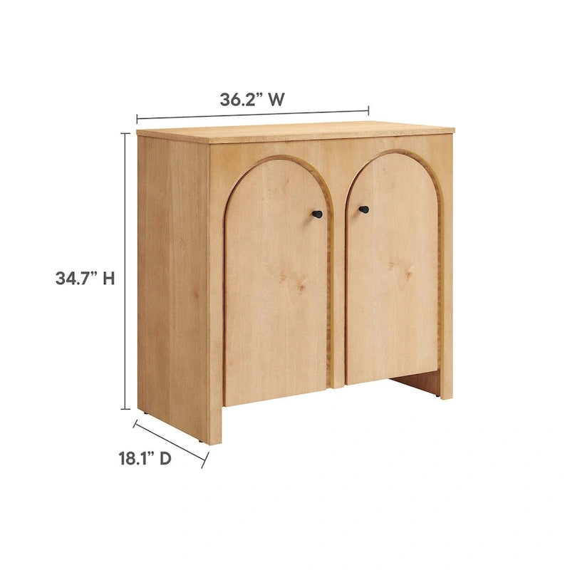 Mobile credenza ad arco a 2 ante