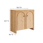 Mobile credenza ad arco a 2 ante