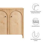 Mobile credenza ad arco a 2 ante