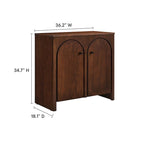 Mobile credenza ad arco a 2 ante